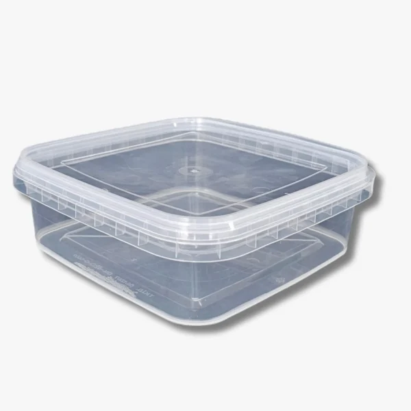DKK1000 : Hurma Ambalajı - Kare , Kilitli Kapak , IML etiket 1000 ml