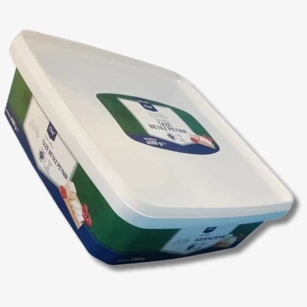 DKK5000: 5Lt Kare Geniş Tava - Yoğurt Kabı , Peynir Kabı