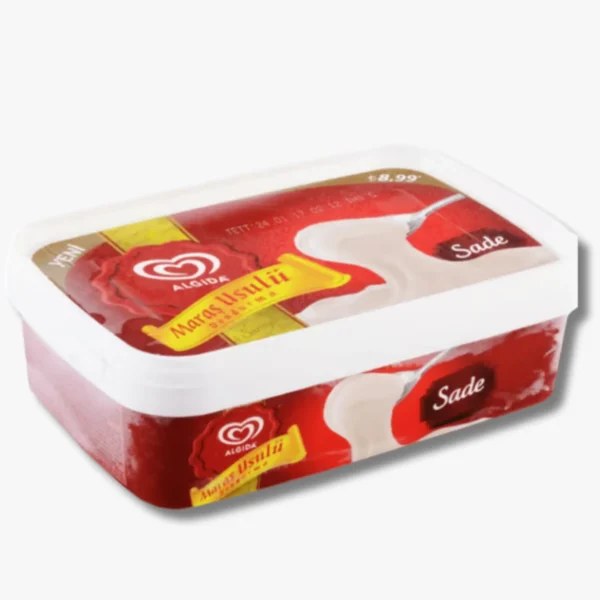 DKK850: 850 ml Dikdörtgen Dondurma Kabı ve Kapak