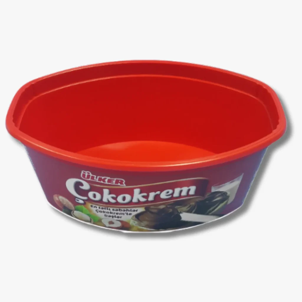 Donmuş gıda Ambalajı ve DÖF450: 450ml Oval Çikolata Kreması