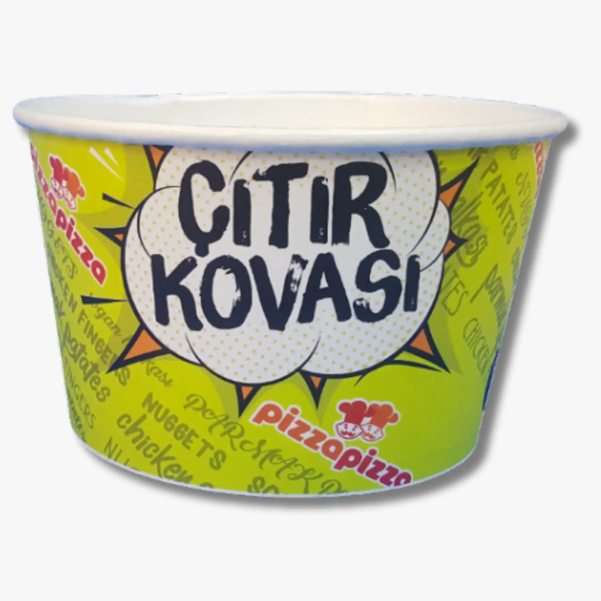 Özel Ofset Baskılı 1250ml Toptan Tavuk Kovası