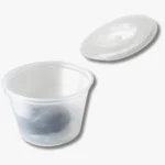 DYF122: Durable 120ml plastik sos kabı with Hinged Lid