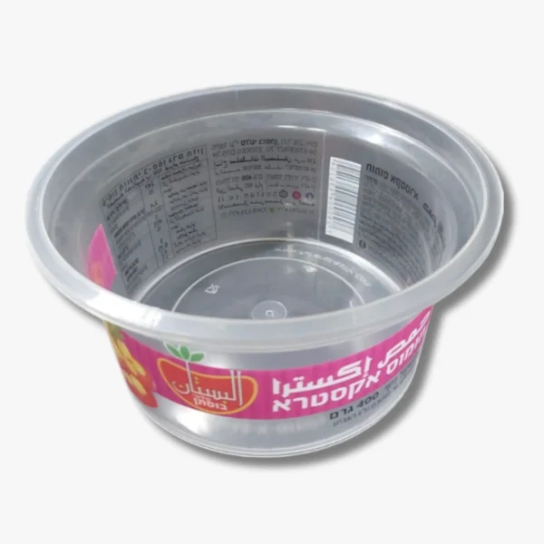 DYF510: 17oz Round Hummus and Yogurt Container with Foil Seal