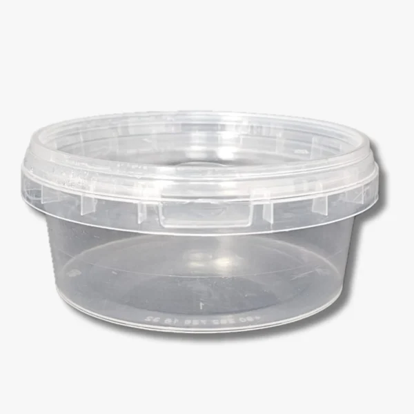 DYK307: 300 ml Yuvarlak Plastik Kase ve Kapak