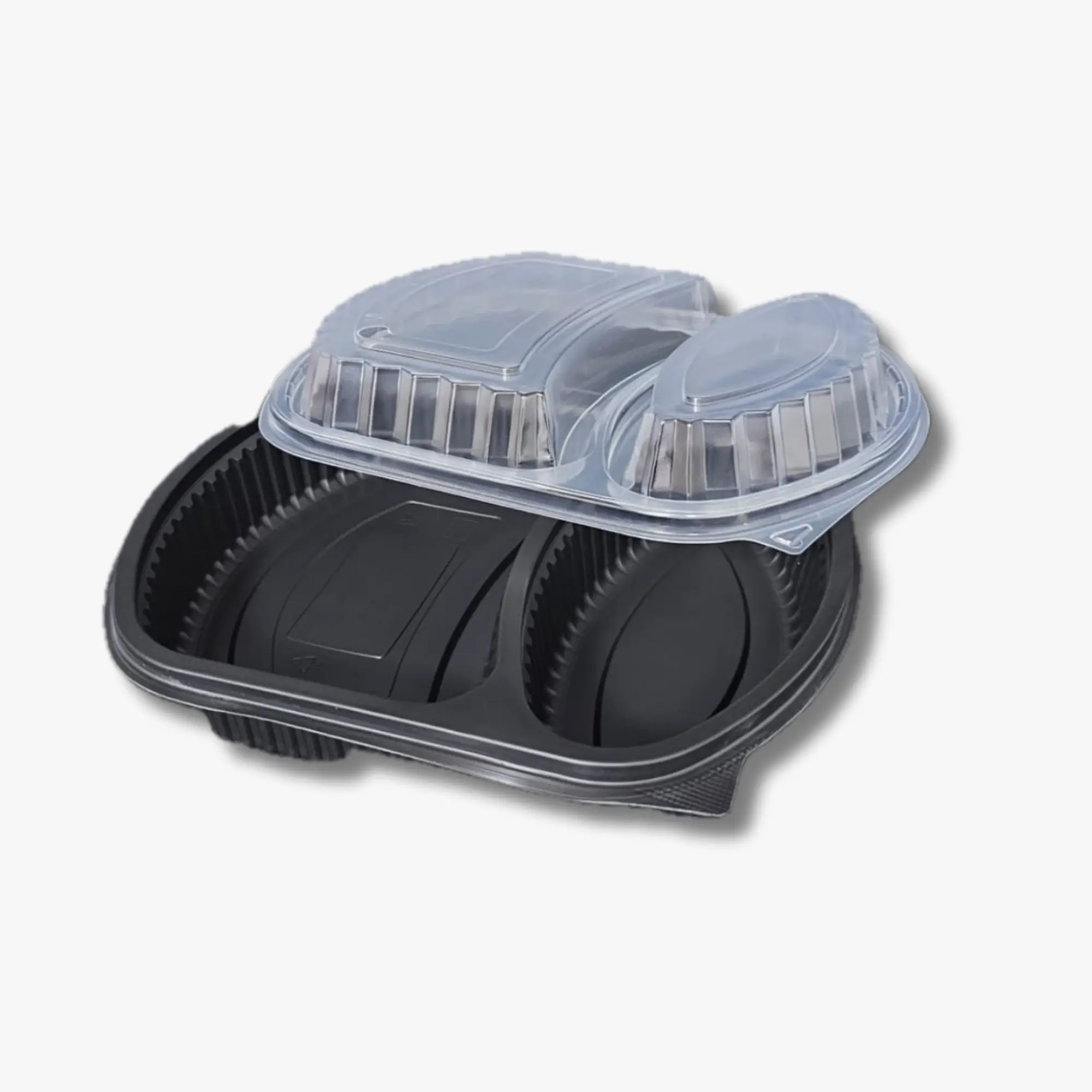 PS25009 Two Compartment Microwavable Meal Box